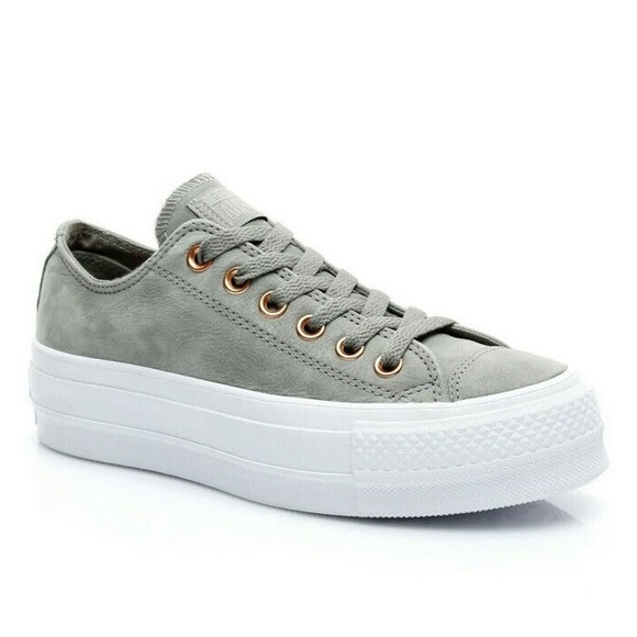 Converse Shoes - Converse All Star Chucks Clean Lift Ox Suede Sneakers
